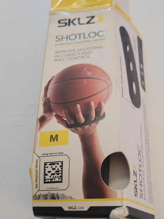 ShotLoc Basketball Shooting Trainer - Black/Orange - Picture 9 of 11
